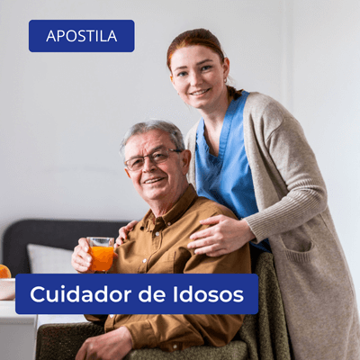capa apostila – cuidador de idosos
