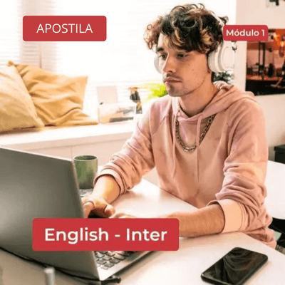 capa apostila -english inter 1