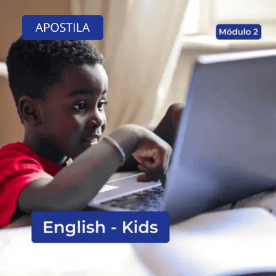 capa apostila -english kids 2